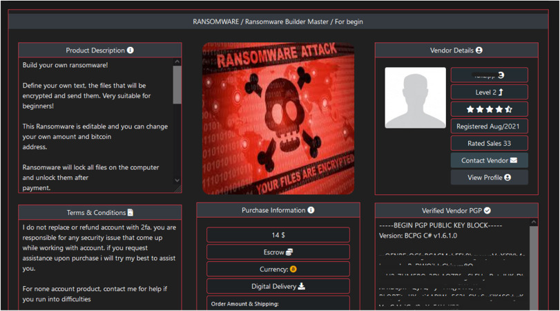 Vendor Communication Themes in Darknet Ransomware-as-a-Service (RaaS) Advertisements